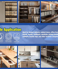 Image showcasing the 125 Piece Furniture Cam Lock Kit With Eccentric Wheel Connectors for cabinets and furniture applications.