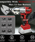 Cordless Sheet Metal Cutter For 18V Battery, 14 Gauge Metal Shears, 360 Degree Pivoting Head, 400Nm Torque, Brushless Shears