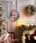 Disco Ball Motor With Dope Remote Control, Battery Powered Spinner For Hanging Displays, Wind Spinners, Spiral Tails, Sun Catchers, Garden Decor, Patio Yard Ornament, Easy Setup, 10 RPM hanging holiday decoration with remote