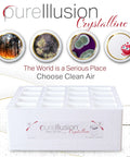 NASA Grade True HEPA Filter For IQAir HealthPro Series Air Purifier, shown with focus on Purellusion Crystalline branding.
