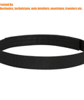 Buckleless Elastic Belt For Men And Women, One And Three Eighths Inch Adventure Stretch Nylon Web Belt With Hook And Loop Closure