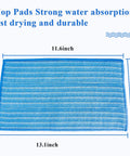 Washable Steam Mop Pads Replacement For Haan SI 40 SI 70 SI 35 Steamers Reusable Microfiber Pads 13.1 x 7.1 inches