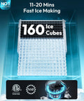 Game Changing Commercial Ice Maker That Smoothly Drops 400 Pounds Daily With Spacious 250 Pound Bin features clear ice cubes and quick freeze technology.