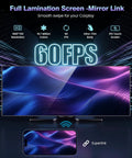 60FPS display on 11.5 Inch Portable CarPlay Screen For Your Ride, Wireless CarPlay And Android Auto Dash Display With OTA Updates.