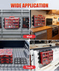 2 Packout Mounting Plates With 100 Lb Load Capacity Heavy Duty Metal Base Fully Compatible With Packout Modular Storage System 48-22-8486 Perfect For Tool Storage And Workshop Organization 2pc Set in garage, kitchen, truck applications.