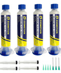 Lead-Free No Clean Soldering Flux Paste 4 Pack For Electronics Soldering Rosin Flux For Circuit Boards And Copper Wire