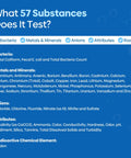 What 57 Substances Does It Test list for Hella Reliable Home Water Quality Test Kit That Checks 57 Contaminants For Clean Tap And Well Water With Accredited Lab Reports.