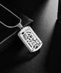 Steampunk Gear Dog Tag Necklace With Rotating Mechanical Pendant In Stainless Steel, Adjustable 22 To 24 Inch Snake Chain, Vintage Style Jewelry