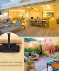 400 Pack Heavy Duty Hidden Deck Fasteners For Composite Board Installation With Screws And Dual Clip Variations delivering a clean look on a patio deck.