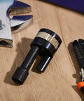 Tub Drain Removal Extractor Tool For Three Eighths Inch Ratchet, plumbing tool on wooden surface