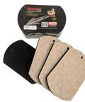 Heavy Duty Furniture Sliders For Hardwood Tile Luxury Vinyl And Other Hard Surfaces Glide Smoothly And Protect Floors Move Heavy Stuff Easy 8 Inch Long By 5 Inch Wide Four Slide Set Built To Last For Pros And Home Use displayed in packaging with four sliders