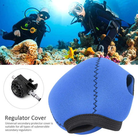 Scuba Diving Universal Second Stage Regulator Protector Cover Neoprene Guard Keeps Your Reg Safe From Dust Dirt Sand While You Dive.