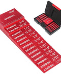Setup Blocks Height Gauge Set 15 Pcs Aluminum Blocks For Router And Table Saw Accessories with laser-engraved markings.