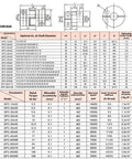 Aluminum Plum Flexible Shaft Coupling 5mm To 6mm For 3D Printer And CNC Machines 30mm Diameter By 35mm Length Motor Connector With Hex Wrench Solid Pick For Servo And Stepper Motors dimensions chart