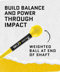Gold Flex Golf Swing Trainer And Warm Up Stick For More Distance Built For Tempo And Power Grip And Balance Drills Portable