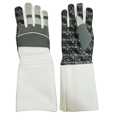Dope Style Fencing Glove With Padded Amara Leather And Real Leather For Foil Epee And Saber Silicoated Palm Neoprene Back 350N Cuff Washable Grey X Small Right Hand Built Tough For Serious Practice And Competition