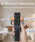 Person holding One For All Universal Replacement Remote For Samsung Smart TVs Compatible With Crystal UHD CU7000 DU7200 Neo QLED