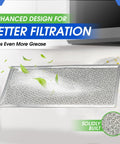 Microwave Grease Filter Replacement For Over The Stove Vent Fan 5.78 Inch By 12.91 Inch Aluminum Mesh Screen Fits W10208631A