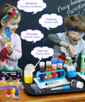 Kids enjoying Hands On Science Kit For Kids Aged 6 To 12 With 70 Experiments STEM Toys And Totally Fun Educational Games 60 Plus