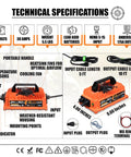 24V 30A Lead Acid Industrial Built Tough Battery Charger For Forklifts Pallet Jacks Scrubbers And Golf Carts With Anderson Plug