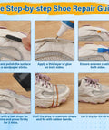 All In One Clear Shoe Glue Kit With 5 Tubes Of 15Ml Each, Instant Bond Quick Fix Waterproof Adhesive for shoe repair steps