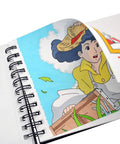 The Book A4 Spiral Notebook With 80 Pages Of Extra White 300g Marker Paper For Alcohol Markers Double Sided And Micro Perforated