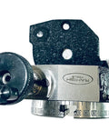 Beefy 3 Inch 75mm Tilting Rotary Table With Four Slots And M6 Clamp Kit, close-up of dial and handle