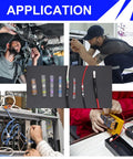 252 Piece Heat Shrink Solder Seal Wire Connectors Kit with applications showing automotive and electrical use