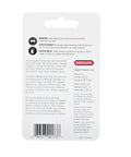 Back packaging of Replacement Seven Thirty Second Inch Sharpening Stones For Electric Chain Sharpener Triple Pack, detailed instructions.