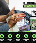 Heavy Duty Hand And Tool Cleaning Wipes Waterless Hand Cleaner For Mechanics Garage And Shop Use Dual Sided Grease Oil And Paint Remover Wipes With Citrus Scent 30 Count No Sink Needed For Quick Cleanups After Messy Jobs
