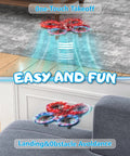 Kid Friendly Mini Drone With Remote Control, 360 Degree Flips, One Button Takeoff And Landing, Indoor Safe, Obstacle Avoidance