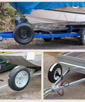 Spare Tire Carrier For Boat Trailer Mount Fits Most 4, 5, And 6 Lug Wheels On 4, 4.5, 4.75, 5, 5.5, 6 Bolt Patterns