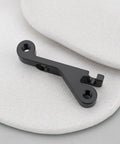 Black IS Mount To Flat Mount Brake Adapter for 160mm rear or 180mm front rotors on textured surface