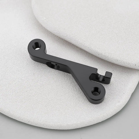 Black IS Mount To Flat Mount Brake Adapter for 160mm rear or 180mm front rotors on textured surface