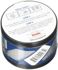Screenmend Window Screen Repair Kit 1 2 Inch By 80 Inch Roll Silver Gray for Quick DIY Patch Fix Rips and Tears with Heat from a Hair Dryer in Seconds packaging showing instructions and barcode