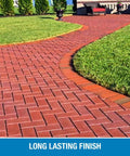Pro Grade Paver And Concrete Sealant Mixes Up Two Full Gallons With Hella Tough Aqua Blockers for a beautiful outdoor walkway.