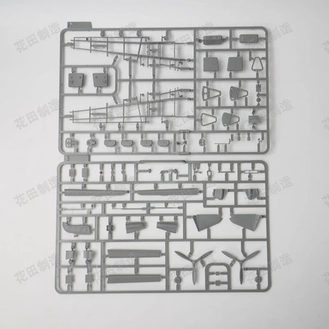 Sprue layout for 1 48 Scale Henschel Hs 129 B3 Model Kit With Ultra Detailed Interior And Clear Parts Bonus Set