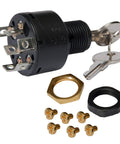 Ignition Switch With 3 Position Magneto White Housing Push To Choke Built For Tough Marine Use Non Conductive Body