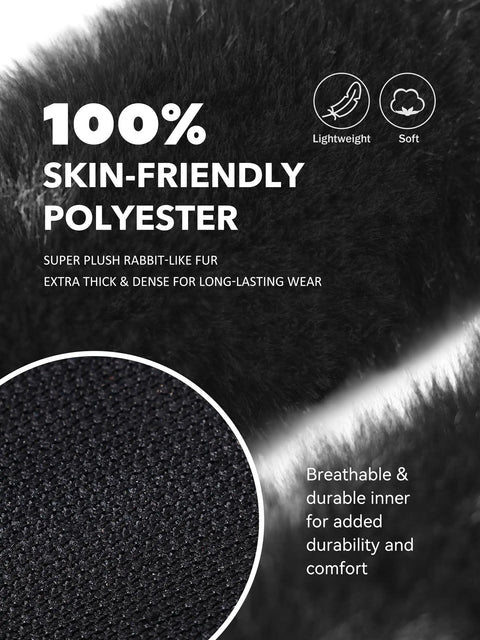 Fleece Halter Covers For Horses Set Of 9 Padded Halter Liners with black skin-friendly polyester texture detail.