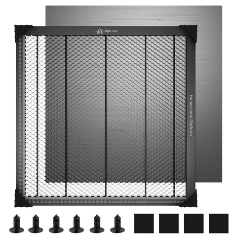 Honeycomb Laser Bed 450x450mm Working Table For Laser Engravers Aluminum Panel Built Tough For Pro Grade Stability And Precise Cuts