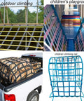 Beefy Heavy Duty Cargo Hoisting Net for Material Handling on truck, playground net, outdoor climbing, and blue climbing net