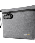 Smell Proof Bag With Combination Lock Odor Proof Container With Carbon Lining For Home And On The Go Durable Travel Pouch Grey