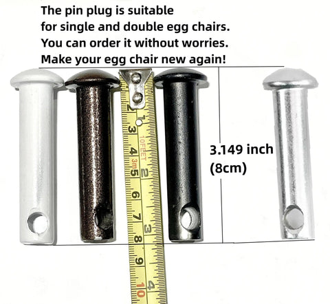 Egg Chair Hanging Kit With Springs Pins Plugs And Snap Hooks For Outdoor Swing Hardware 550 Lbs Capacity components and ruler