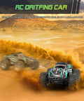 All Terrain Remote Control Car For Kids 1 To 16 Scale High Speed 25 Km Per Hour RC Truck with sand drift on desert