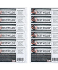 Premium Clear Plastic Cover Lenses For Welding Hoods Two By Four And A Quarter Inches CR 39 Plastic Shields package view