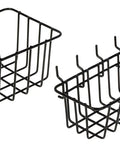 Assorted Pegboard Wire Basket Set Pack Of Three For Garage And Workshop Organization Grab And Go Storage Small Medium Large Baskets