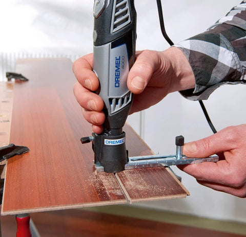 Using Multipurpose Cutting Bit for Rotary Tools One Eighth Inch Spiral Flute Ideal for Cutting Wood Plastic Fiberglass Drywall