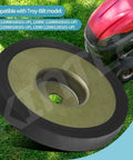 Swap-In Reverse Disc For Horse Tiller 3 3/4 Inch Replacement Part With Rubber And Metal Build next to Troy-Bilt Tiller