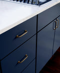 Champagne Bronze Cabinet Pulls 4 Inch Center To Center 5 Pack Drawer Handles For Kitchen Cabinets Doors Dressers Zinc Finish