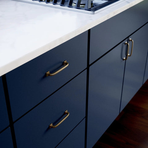 Champagne Bronze Cabinet Pulls 4 Inch Center To Center 5 Pack Drawer Handles For Kitchen Cabinets Doors Dressers Zinc Finish